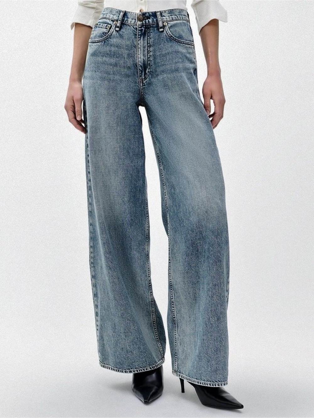 Rag and bone Wide Leg Jeans NWT